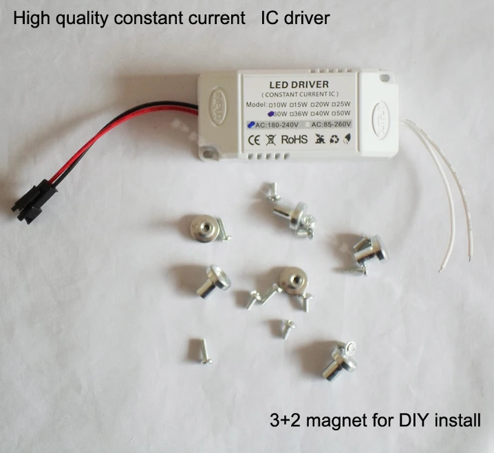 Новинка DIY набор 20 Вт светодиодный круговой печатной платы диск потолочный