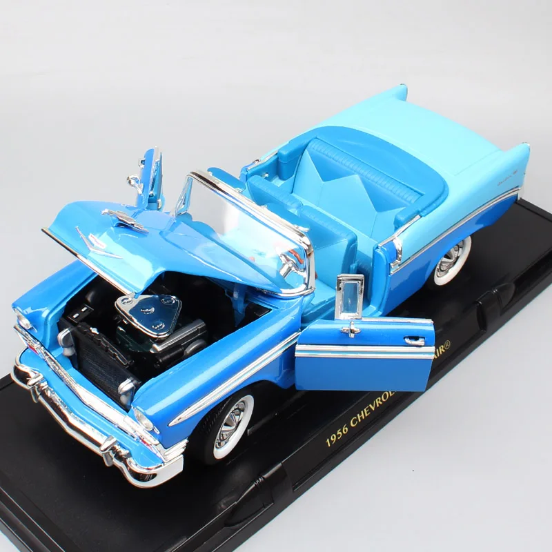 1:18, Роскошная большая дорога, подпись, 1956, Шевроле Бель, воздух, трансформер, chevy BELAIR, литье под давлением, автомобильный масштаб, Металлический Игрушечный Автомобиль, авто моделирование