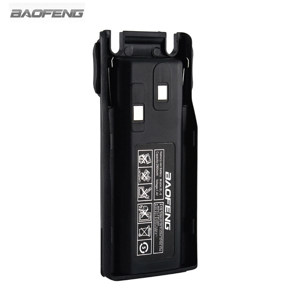 

New Baofeng BL-8 2800mAh 7.4V Li-ion Battery for UV-82 UV-8D UV-89 UV-8 Two Way Radio Transceiver RU US