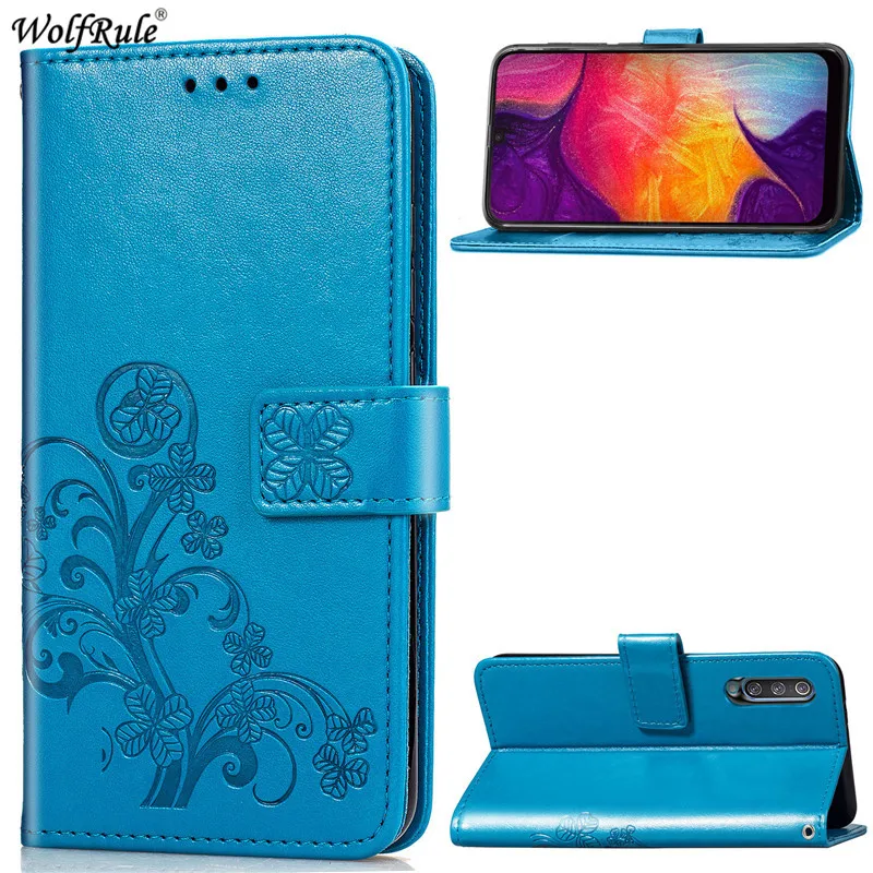 For Cover Samsung Galaxy A50 Case Flip PU Wallet Pouch Phone Bag A505 6.4'' | Мобильные телефоны и аксессуары