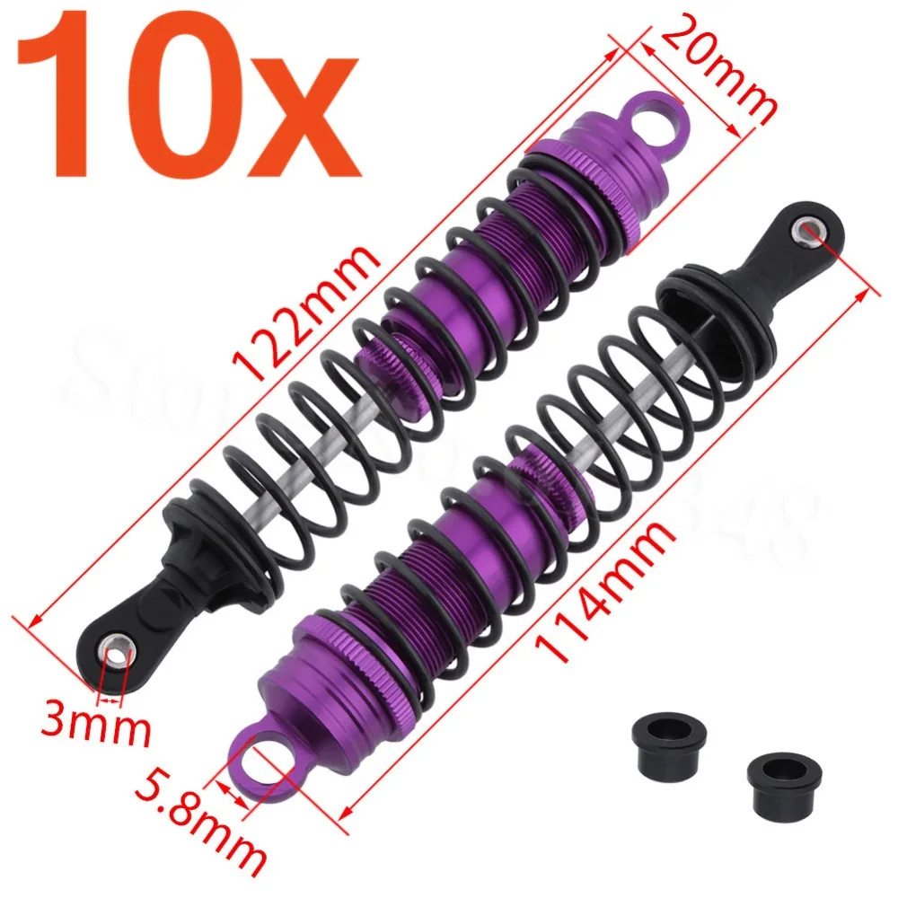 

Wholesale 20PCS HSP 81003 Aluminium Shock Absorbers Alloy 122MM For 1/8 Buggy Upgrade Parts