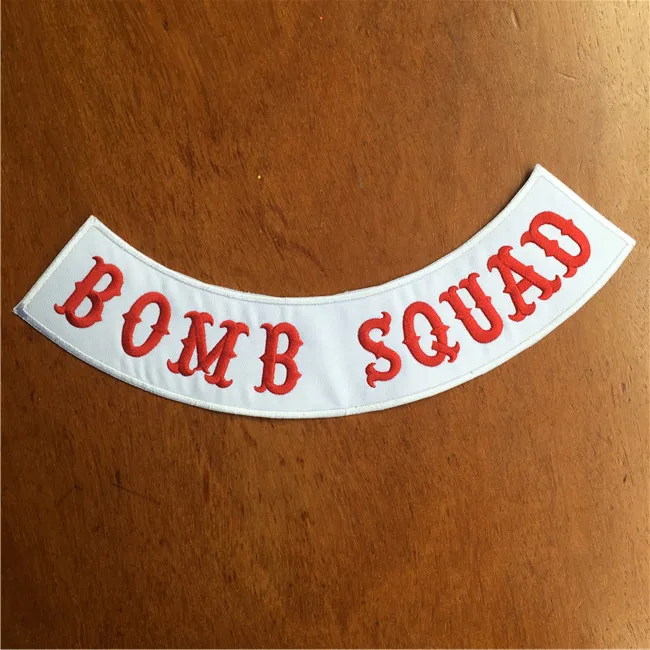 Вышитые нашивки для куртки 30x7 см с изображением ангелов команды мологической