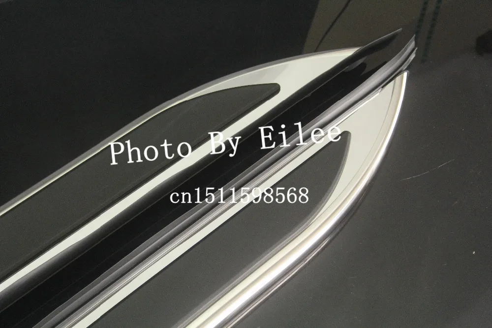 Подножка из нержавеющей стали для Porsche Macan S Turbo 2014 2015 2016 2017 2018 2019 2020 боковая