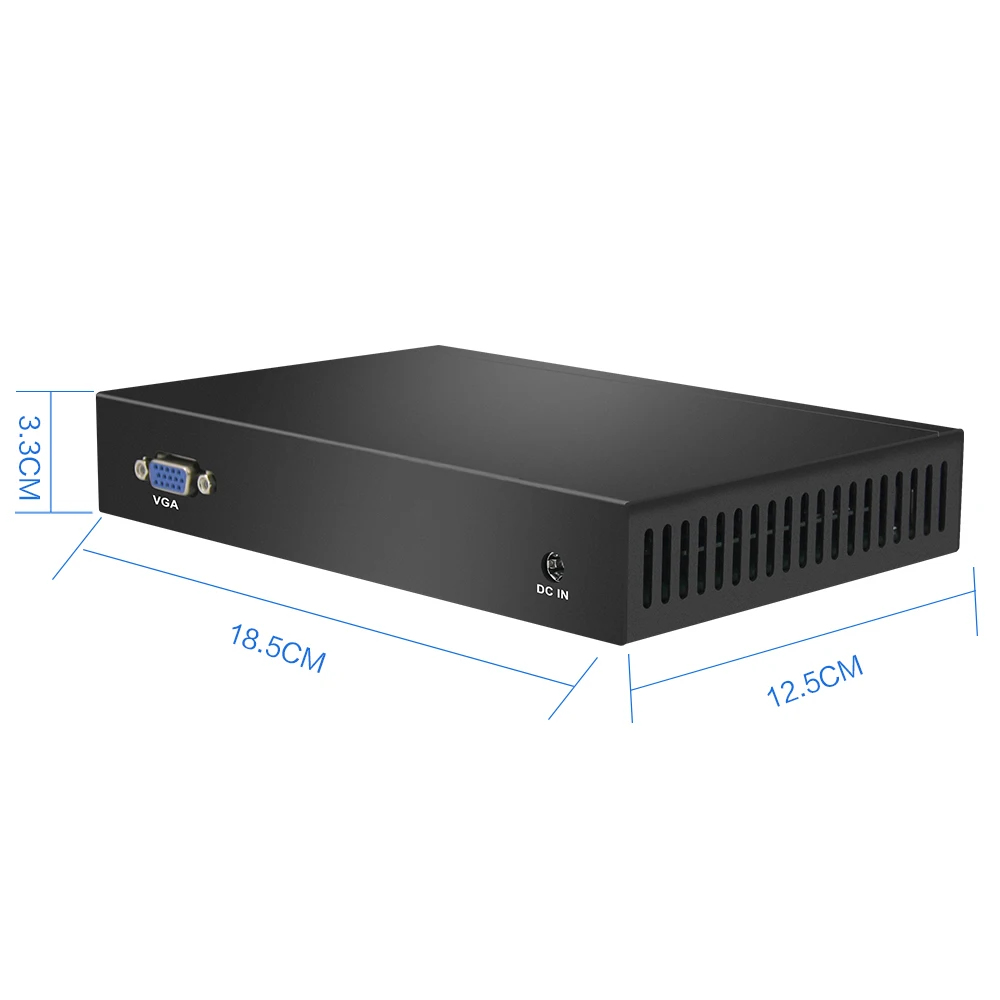 Маршрутизатор брандмауэр Мини ПК pfSense 6* Ethernet LAN NIC Celeron 1007U мини настольный промышленный ПК Windows 7 6* rj45 компьютер