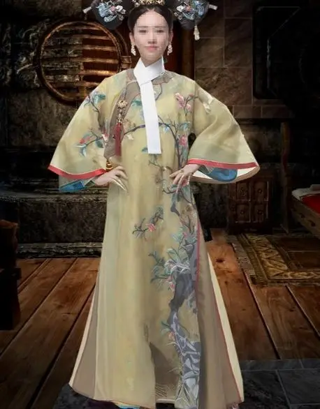 female 165cmH C 3 вида конструкций вышивка Hanfu костюм Цинь дворец династии принцесса костюм для новейшая телевизионная игра Королевская любовь во дворце - Цвет: female 165cmH C