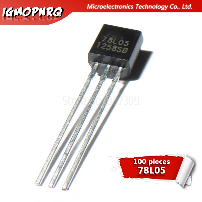 100 шт. 78L05 78L06 78L08 78L09 78L12 78L15 hjxrghal TO 92 TO92 транзистор|Интегральные схемы| |