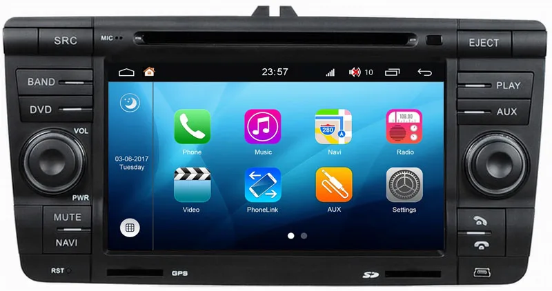 Ouchuangbo автомобильный аудио стерео gps навигатор для Skoda Octavia S200 платформа android 8 0 OS core