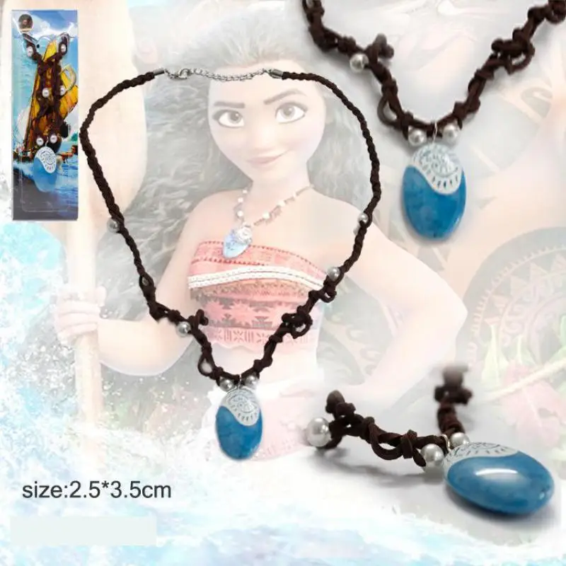 Горячие фильма Моана Цепочки и ожерелья брелок кулон Аниме фигурки игрушки
