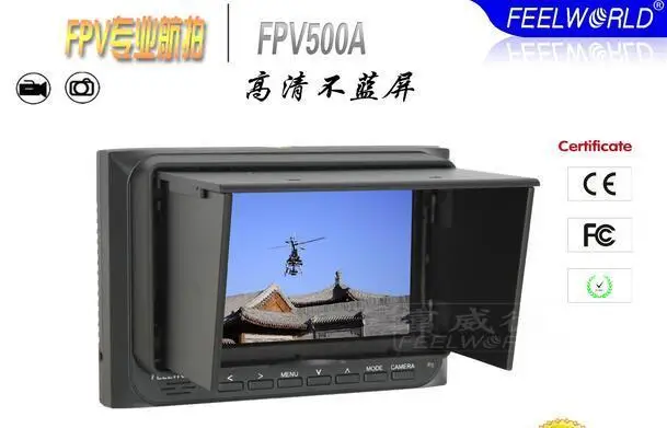 

Feelworld FPV-500A 800*480 5 HD монитор FPV AV монитор для RC Drones gimbal