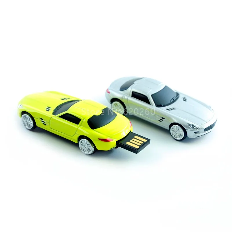 Новинка! подлинный гоночный автомобиль USB флэш-накопитель 8 гб 16 гб 32 г 64 гб ручка-накопитель, Lykan Racing, X6, SLS, флешка рождественский подарок