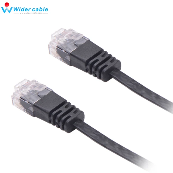 5 м черный 1 мм толщина прошла Fluke CAT6 патч-корд Ультра Плоский UTP CAT 6 сетевой кабель