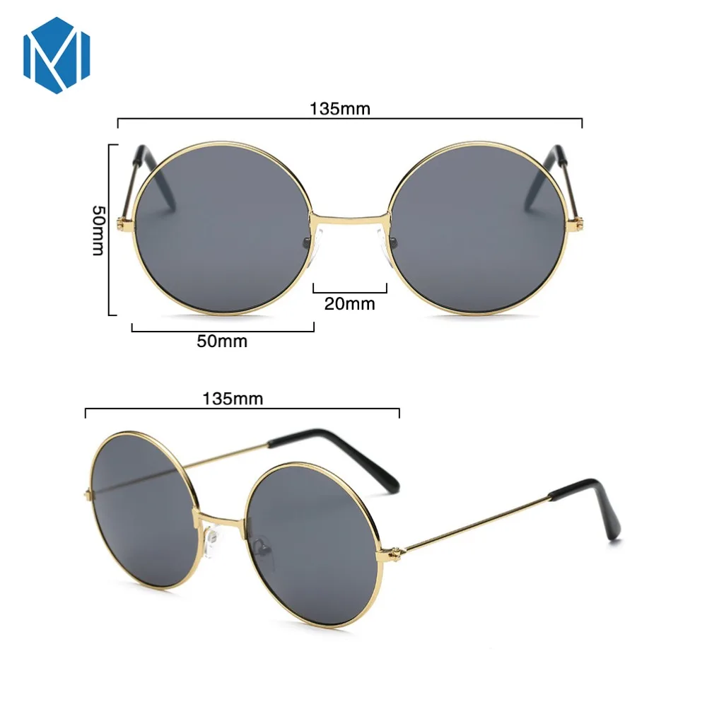 Винтажные Круглые Женские солнечные очки MISM уникальные классические