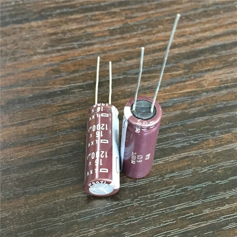 10 шт. 1200 мкФ 16V NCC LXV серии 10x28 мм низкое сопротивление низкий ESR 16V1200uF алюминиевый