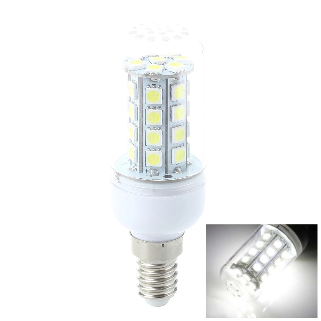 Абсолютно новый 7 Вт E14 кукурузная лампа пятно 5050 SMD 36 LED белый 6500K 320lm|Ночники| |
