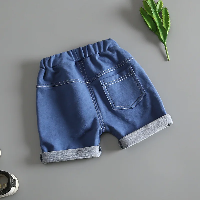 Повседневные Шорты для мальчиков модная одежда маленьких с геометрическим