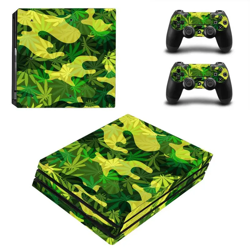 Виниловая наклейка Green Leaf для консоли PS4 Pro 2 шт. аксессуары игр Sony Playstation 4 |