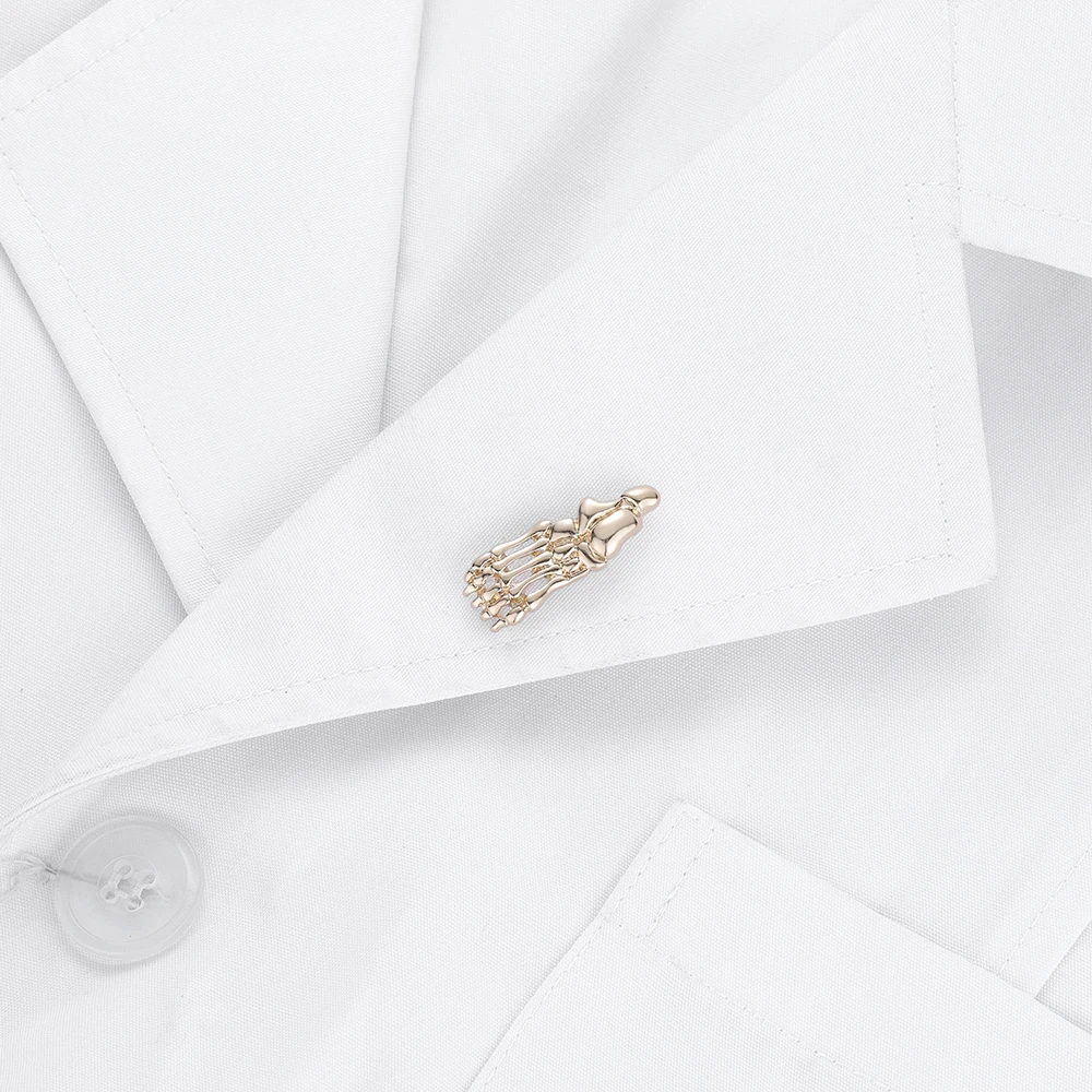 Булавки для ног металлический медицинский подарок медсестры золотой цвет