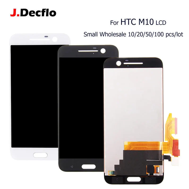 10/20/50/100 шт./лот ЖК дисплей Дисплей для htc M10 10 Полный Сенсорный экран Digitizer
