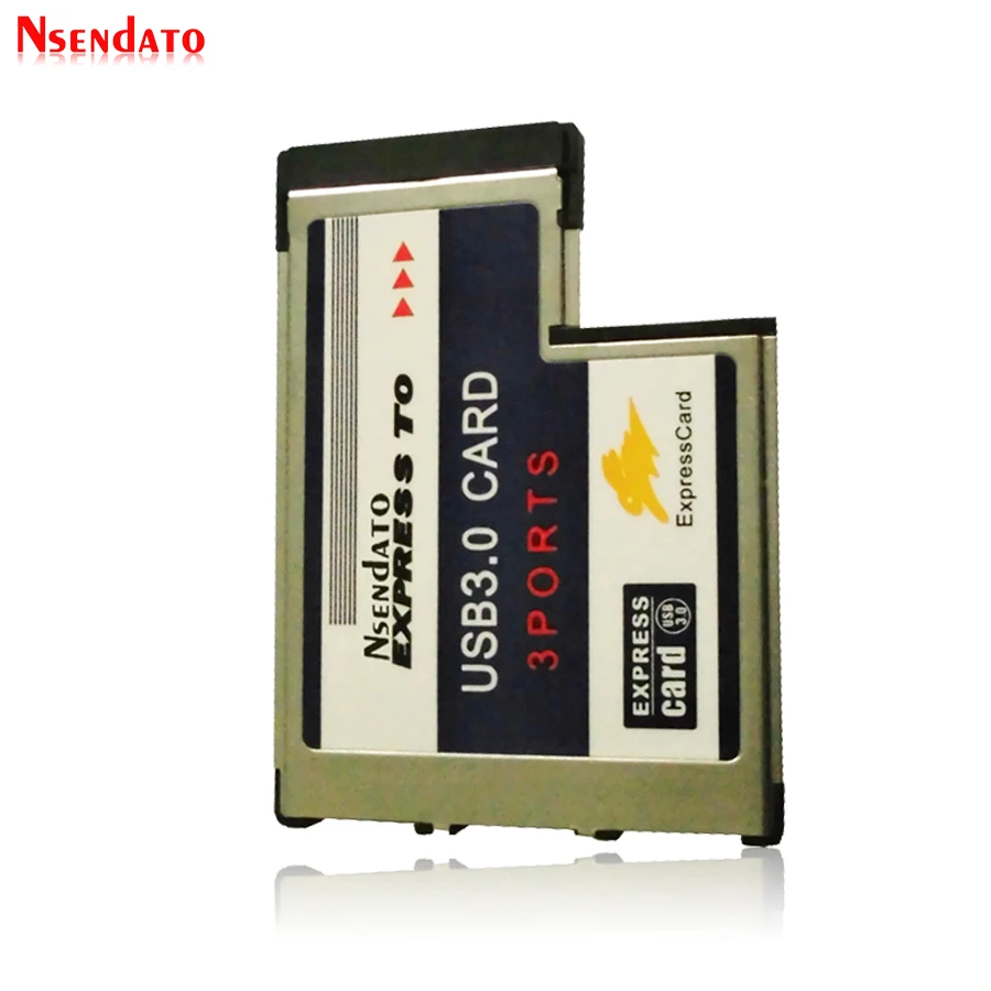 PCI Express Card, ExpressCard 34 мм 54 мм Скрытая USB 3,0 адаптер 5 Гбит/с USB3.0 3 Порты и разъёмы Express Card 54 PCMCIA хаб-конвертер для ПК