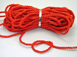 32.8 Feets Red Twist Cord String Twine Rope Bracelet Jewelry Synthetic Silk
