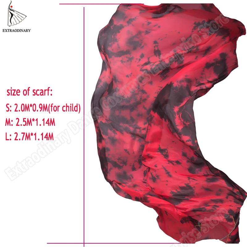 

New 100% Veils Light Silk Belly Dance Hand Thrown Scarf Shawl Veil Silk 200cm 250cm 270cm Kids Adults Stage Performance 13 Color