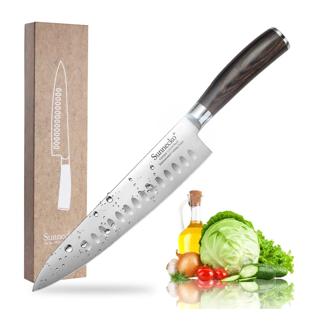 SUNNECKO 8 5 &quotнож шеф повара Santoku ножи для нарезки немецкие 1 4116 стальные лезвия