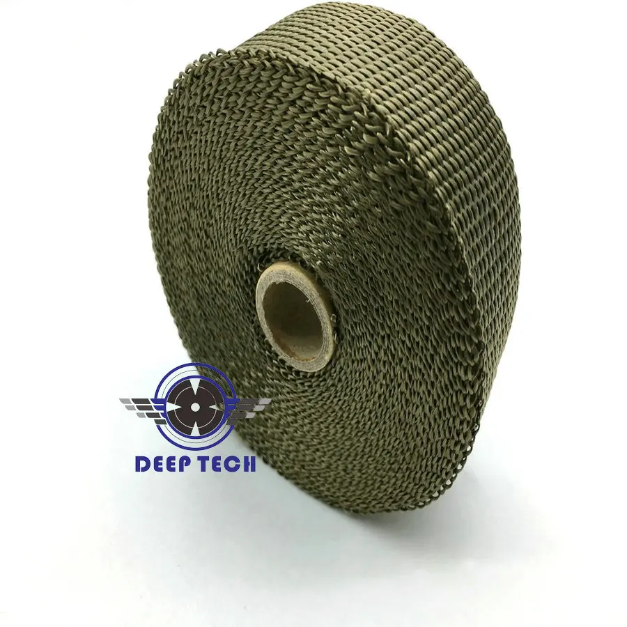 Титановая обмотка 10 м х 2 дюйма тепловая выхлопная труба теплоизоляционная