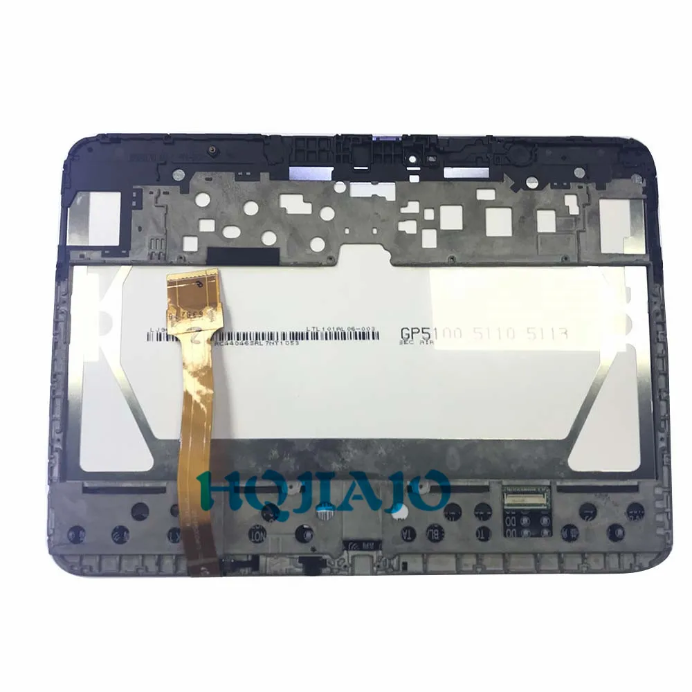 Планшет ЖК-дисплей для samsung Galaxy Tab 3 10,1 P5200 P5210 ЖК-дисплей Дисплей Сенсорный экран планшета Ассамблея Рамка для samsung P5200 P5210