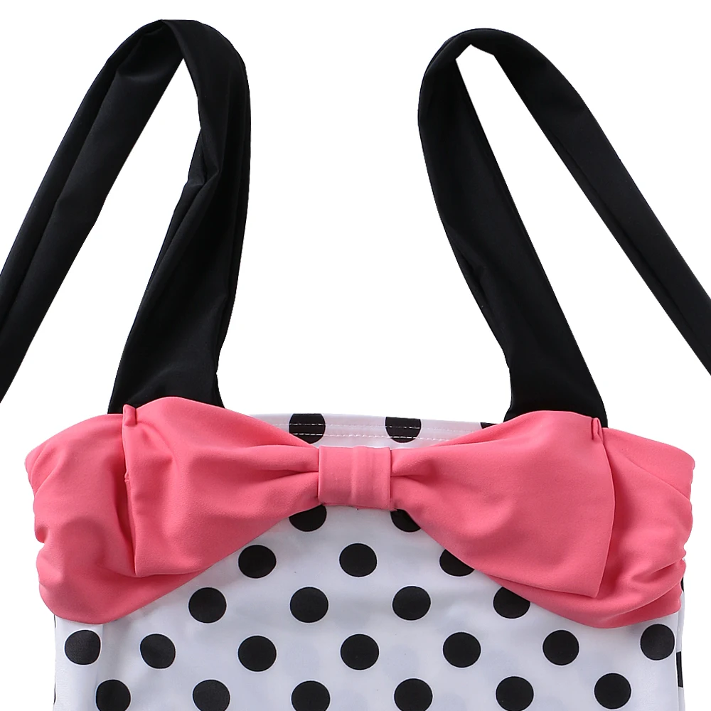 2017 цельнокроеный милый купальный костюм для маленьких девочек купальники белый