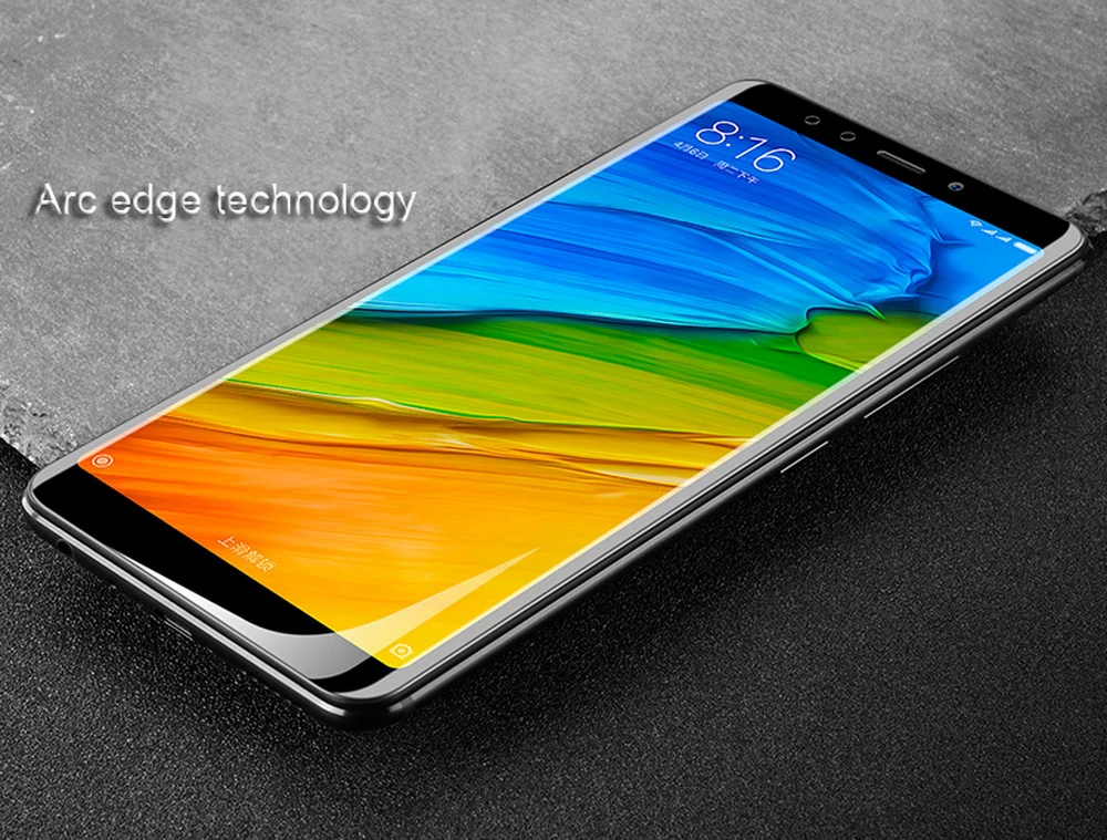 Полное покрытие экрана из закаленного стекла для Xiaomi Redmi Note 7 для Redmi 5Plus Note 5 глобальная Защитная стеклянная пленка на Note 6Pro