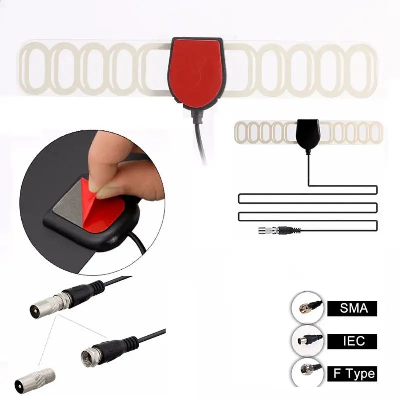 Цифровая активная антенна для ТВ со встроенным радиочастотным усилителем