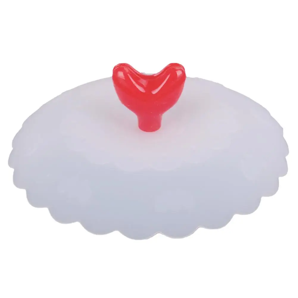 Креативный чехол для чашки силиконовый в форме сердца пылезащитный инструмент