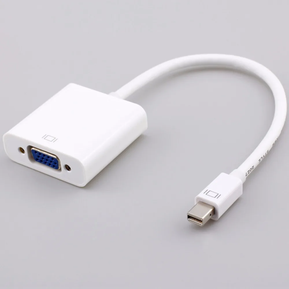 Квалифицированный адаптер Thunderbolt Mini DisplayPort для VGA переходник мужчин и женщин MacBook