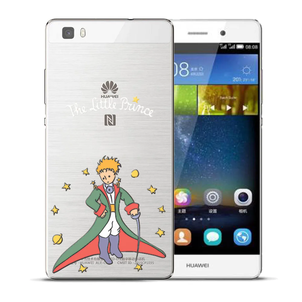 Мягкий ТПУ чехол The Little Prince Earth для Huawei P8 P9 P10 P20 Lite Plus Mate 10 Pro Y5 Y6 II Y3 Y7 2017 Honor 9 6X
