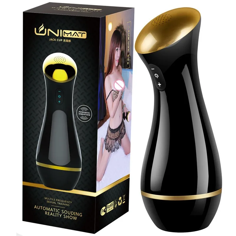UNIMAT intelligent interactive Electric masturbation cup male masturbator Adult supplies electric induction Sex toys for men |