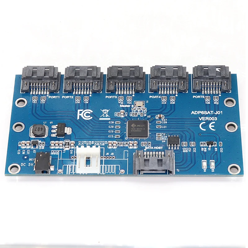SATA 1 до 5 Порты и разъёмы Конвертер Adatper SATA множитель Порты и разъёмы карты SATAIII 3,0 карты расширения