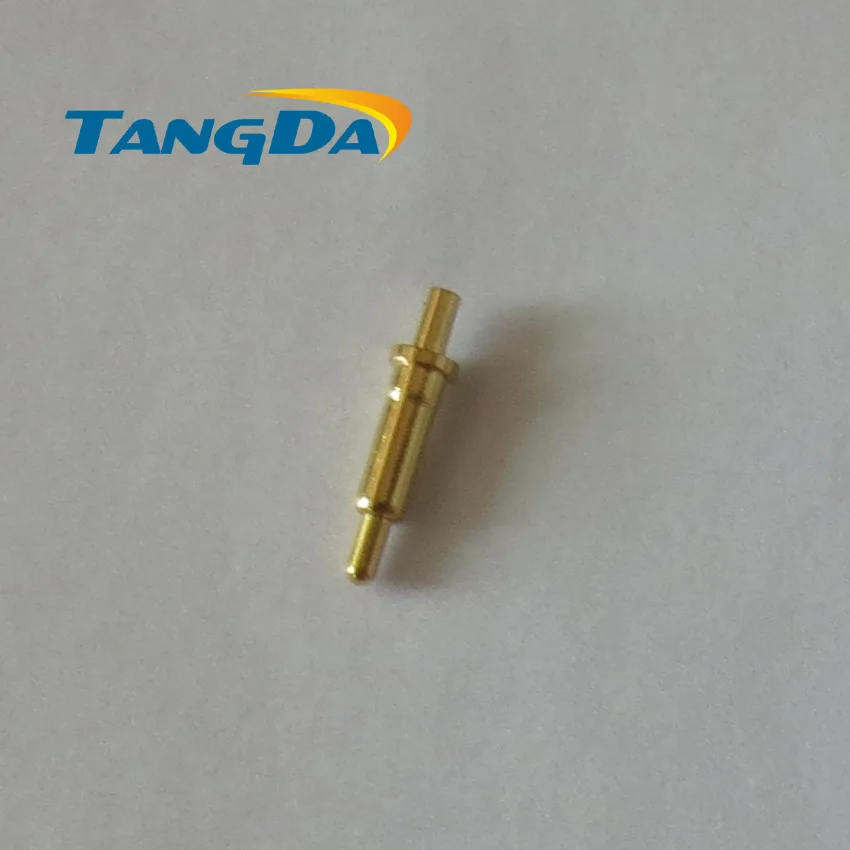 Tangda DHL/EMS D2 * 9mm + 2mm tail 1K шт pogo pin коннектор пружина батареи 1P сквозное отверстие 1.2A |