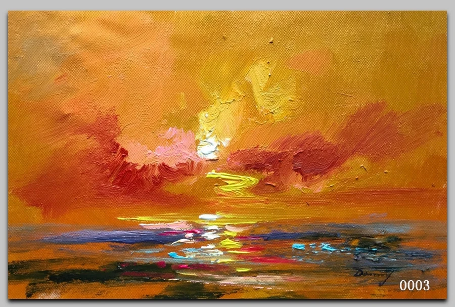 Картина маслом пейзаж Ручная роспись холст абстрактная дешевая Настенная