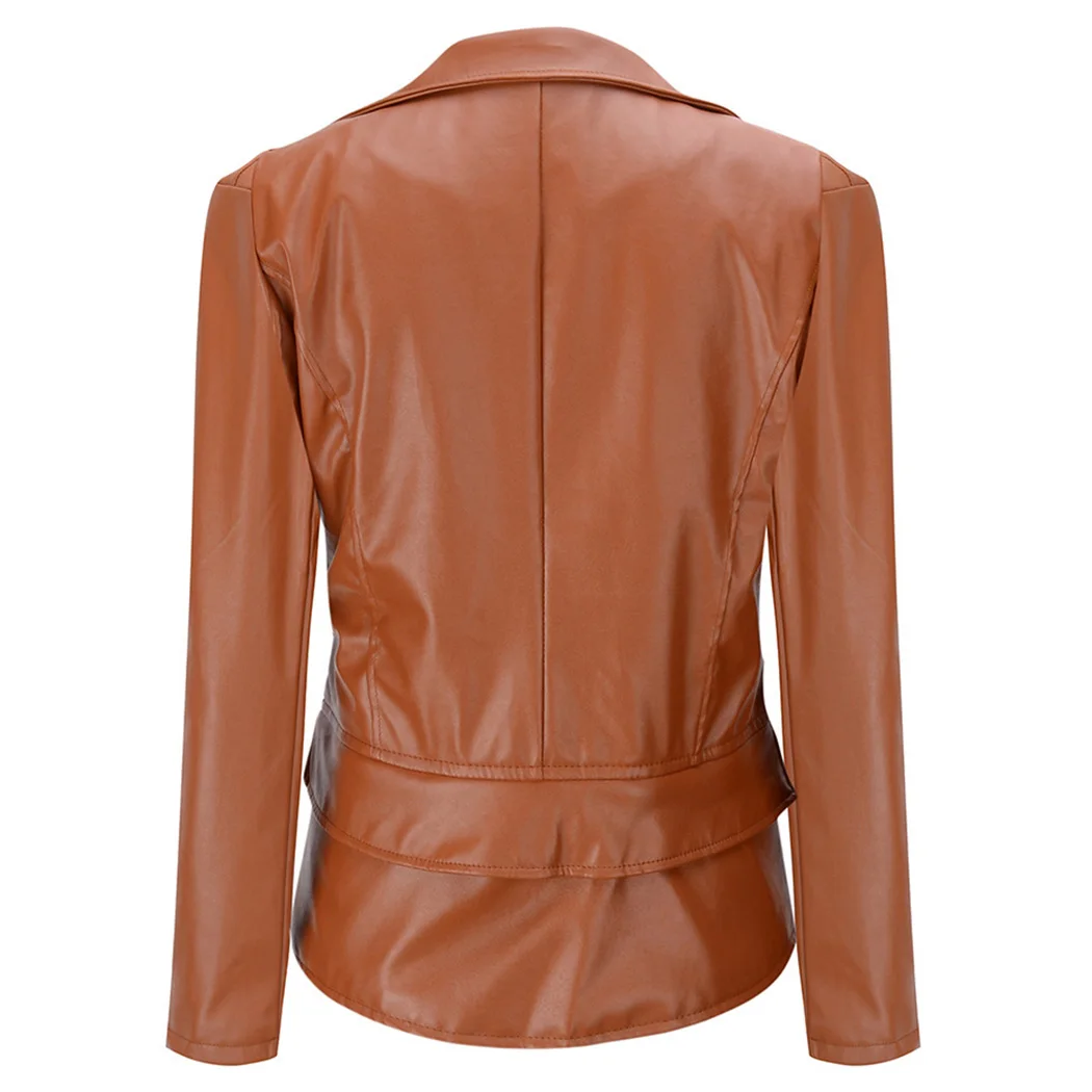 Для женщин искусственная Босоножки из искусственной pu кожи Bomber Coat мотоциклетные