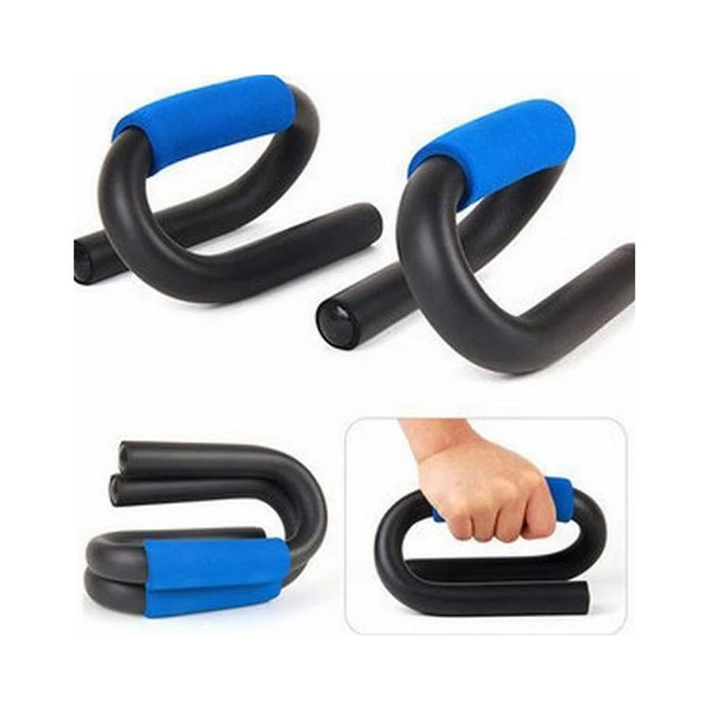 Одна пара Фитнес пуш-ап стойки s-образная кисть для спорта занятий в спортзале