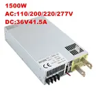 DC 5V 12V 15V 24V 30V 36V 48V 60V 68V 72V 110V адаптер питания 1500W 1800W 2000W 110V 220VAC промышленная мощность PLC контроль