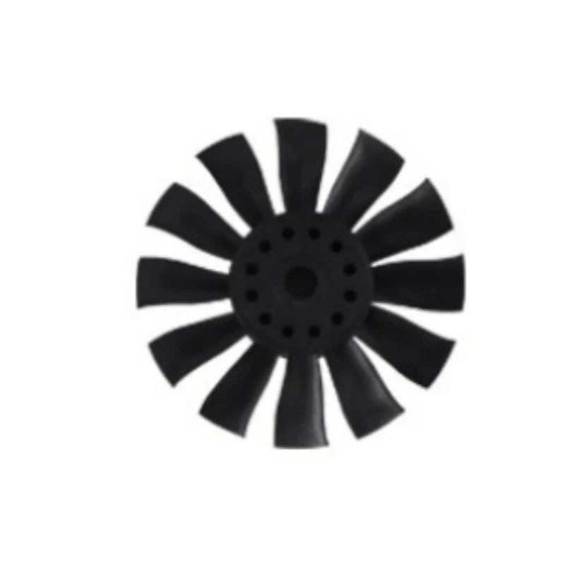 Fan only FMS 80 мм воздуховод вентилятор EDF Jet 12 Лопасти С 3280 KV2100 двигатель силовая система 6S 3500g тяга RC Самолет Модель Самолет Части V2 - Цвет: Fan only