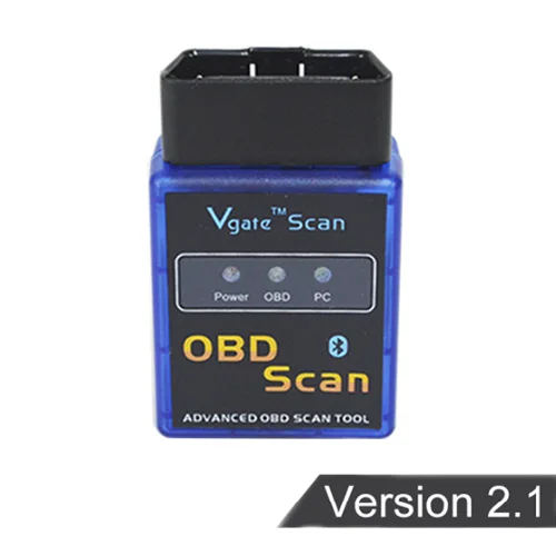 Синий Hipppcron Bluetooth MINI ELM327 V2.1 V1.5 OBD2(без диска)/OBDII ELM 327 для Android Крутящий момент Автомобильный сканер кода - Цвет: Синий