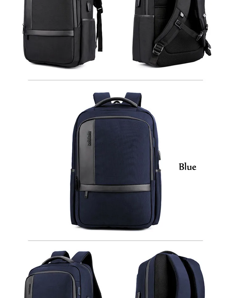 ARCTIC HUNTER, 15,6 дюймов, водонепроницаемый, USB, профессиональный, мужской рюкзак для ноутбука, Повседневный, для ноутбука, мужской, спортивный, для путешествий, сумка для мужчин