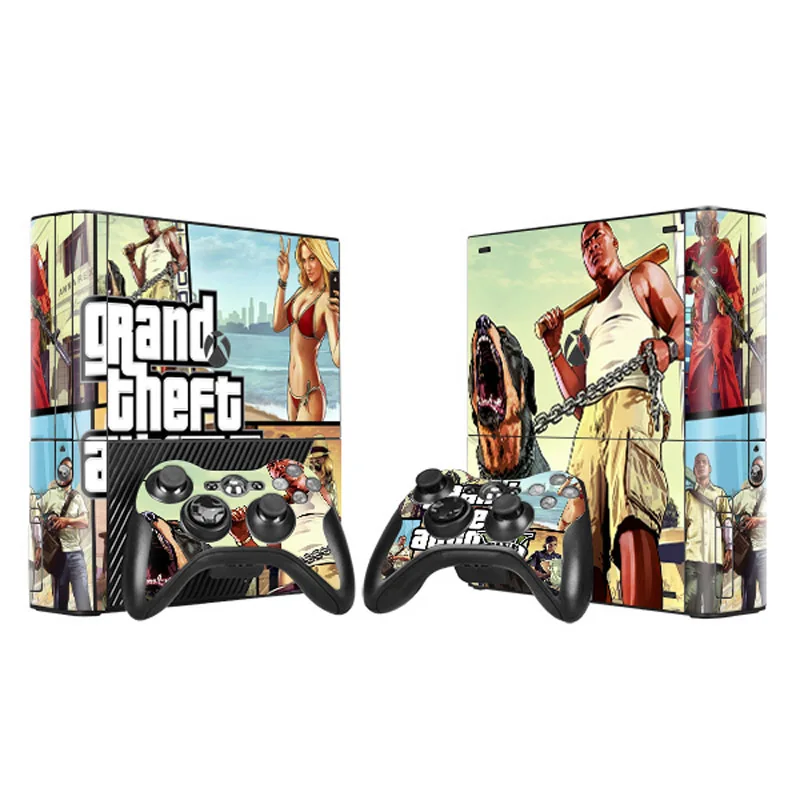 Виниловая наклейка для Xbox 360 E 2 крышки контроллеров 360E | Электроника