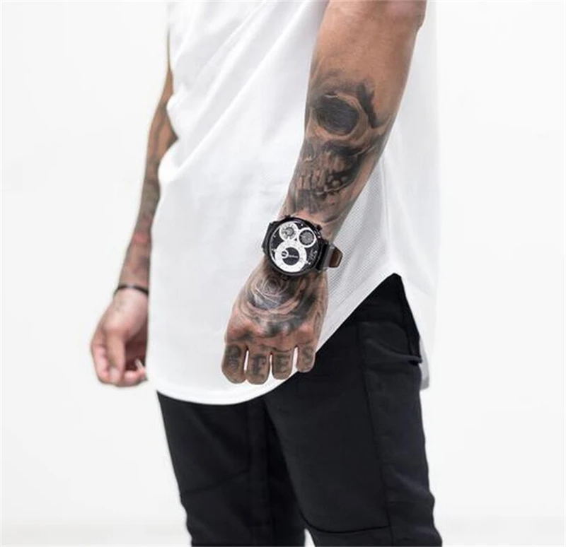 Brand gyms clothing bodybuilding stringer tank top mens cotton patchwork mesh vest fitness singlet sportswear sleeveless shirt | Мужская