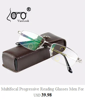 Очки для чтения с Чехол+ 1,00+ 1,50+ 2,00+ 2,50+ 3,00+ 3,50+ 4,00+ TR90 Oculos de Leitura без оправы мужские антибликовые