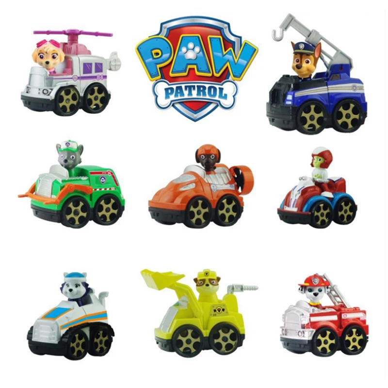 Paw Patrol Pat Patrouille Figurine Puppy Birthday Decorations Toys Partij PVC Action Figures Assembleable | Игрушки и хобби