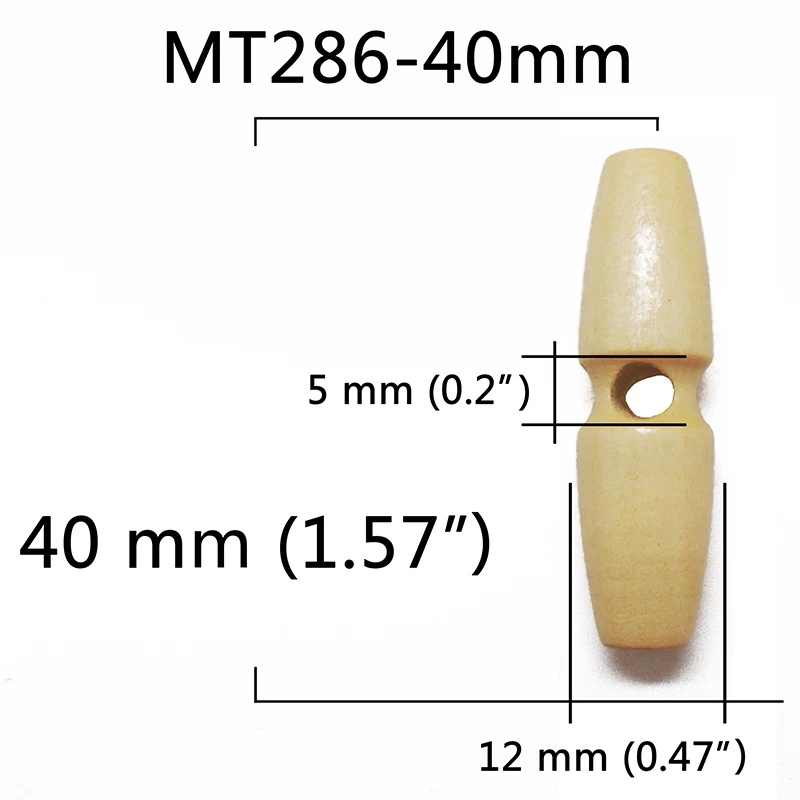 MT286-40mm 5 шт 50 шт 100 шт из натурального дерева рога большие деревянные пуговицы для шитья поделок Скрапбукинг сделай сам для одежды пальто ручной работы овальные пуговицы - Цвет: MT286-40mm