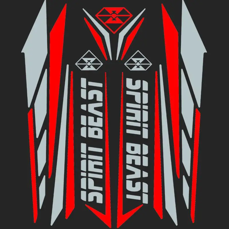 Светоотражающая крутая 3D наклейка на мотоцикл топливный бак Водонепроницаемая